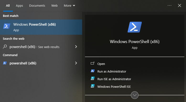 powershell32